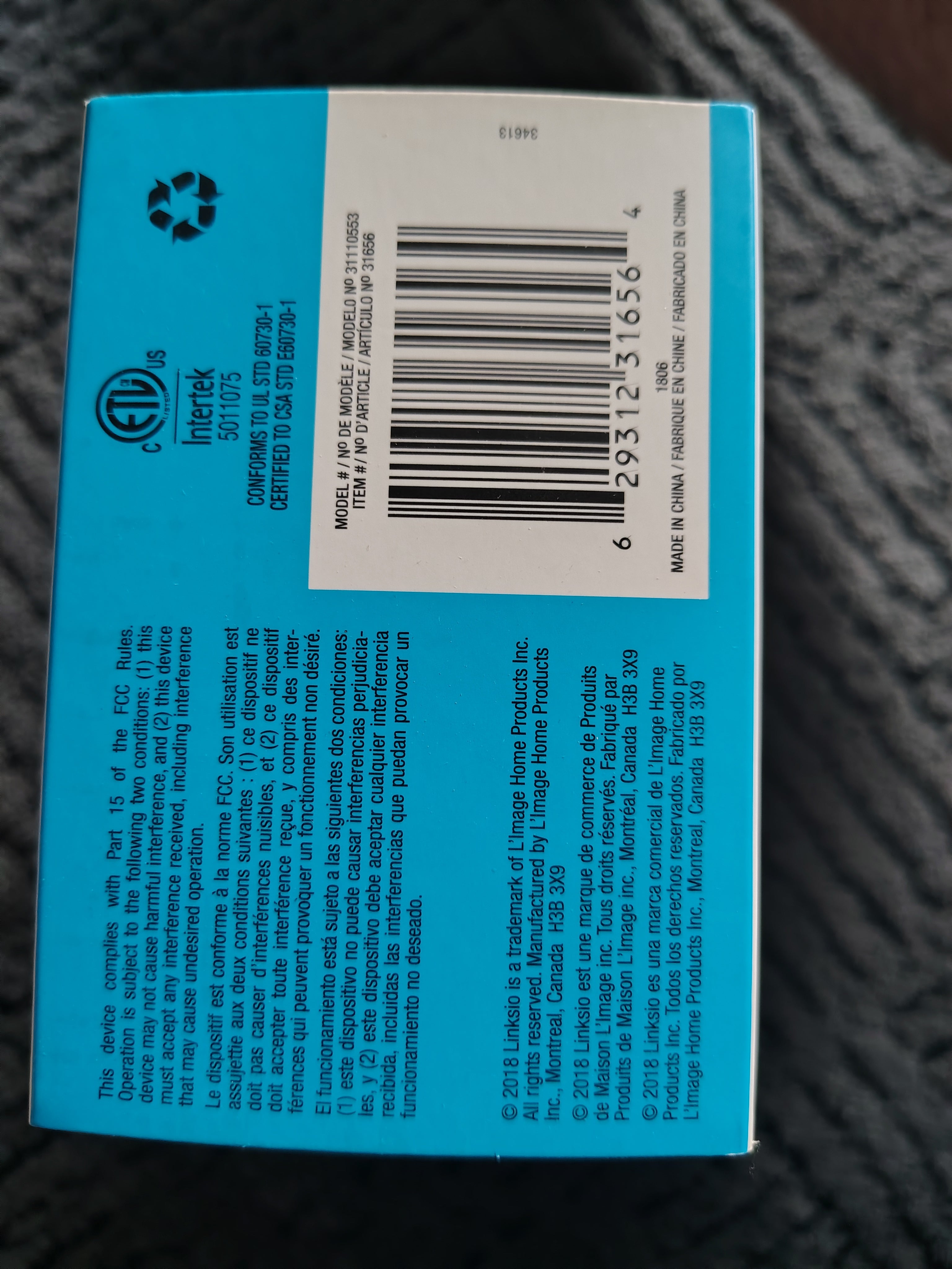 Linksio wi-fi smart plugs